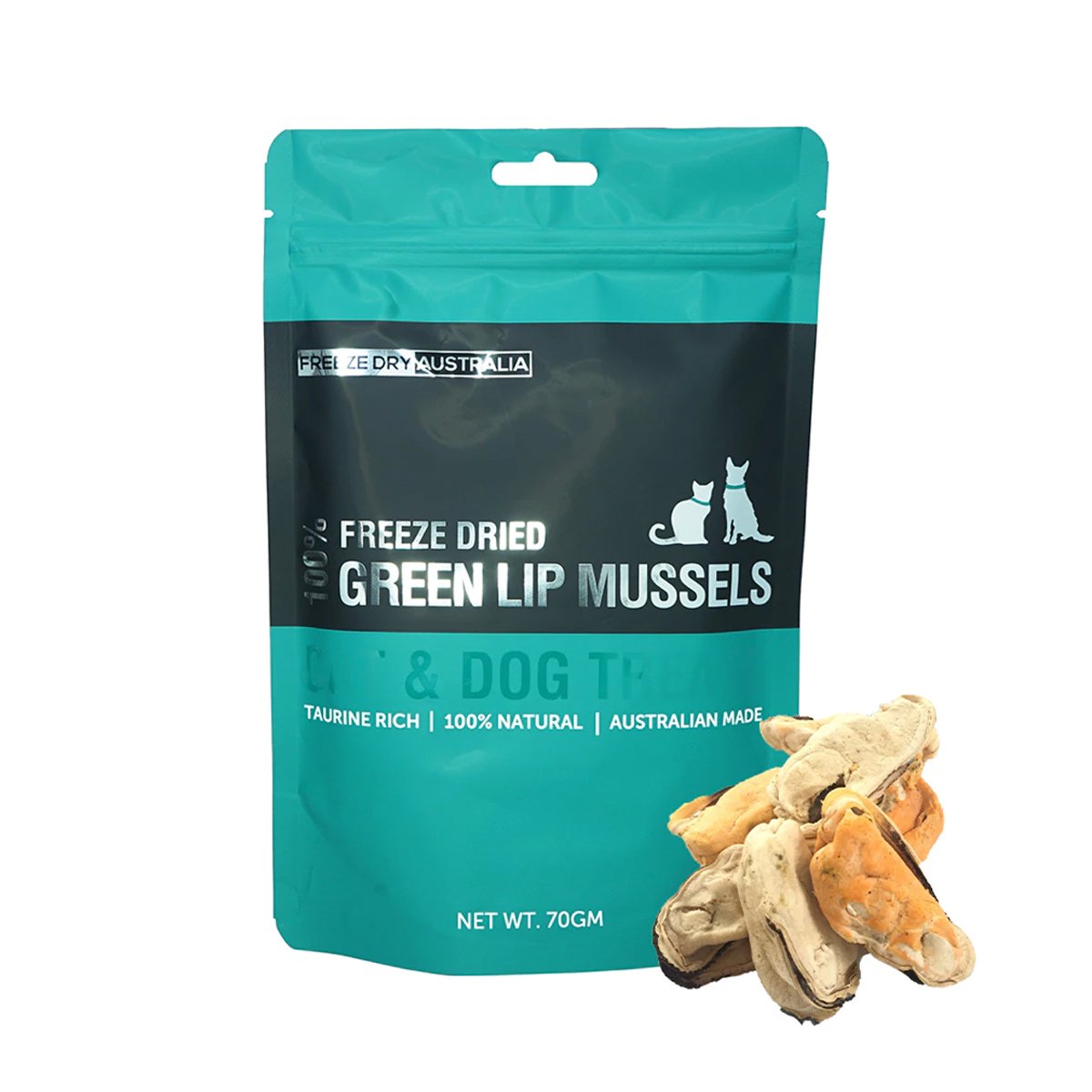 Freeze Dried Australia Whole Green Lip Mussels