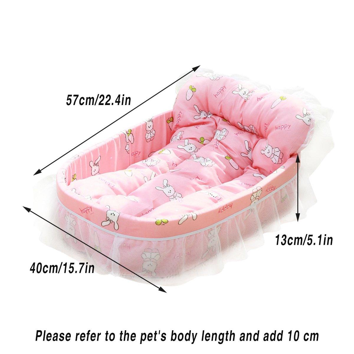 Princess Style Lace Cat Bed Cozy and Elegant Pet Bed for Small Cats & Dogs