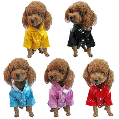 Outdoor Hoodies Jacket Waterproof Pet Dog Clothes Puppy Raincoat Rain Coat