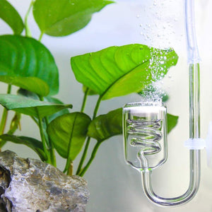 Aquarium Diffuser Glass Spiral Atomizer CO2 Reactor for Planted Tanks