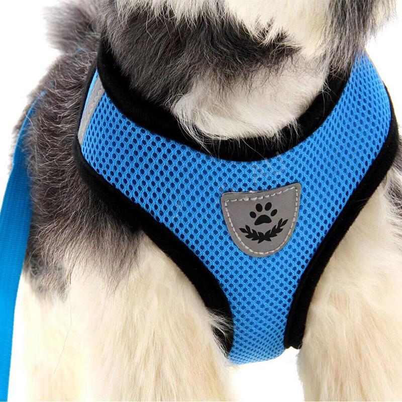 Adjustable Breathable Mesh Cat Harness Vest