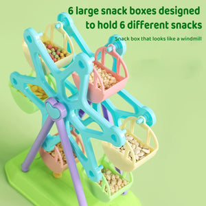 Interactive Ferris Wheel Snack Box Bird Toy Bird Feeder