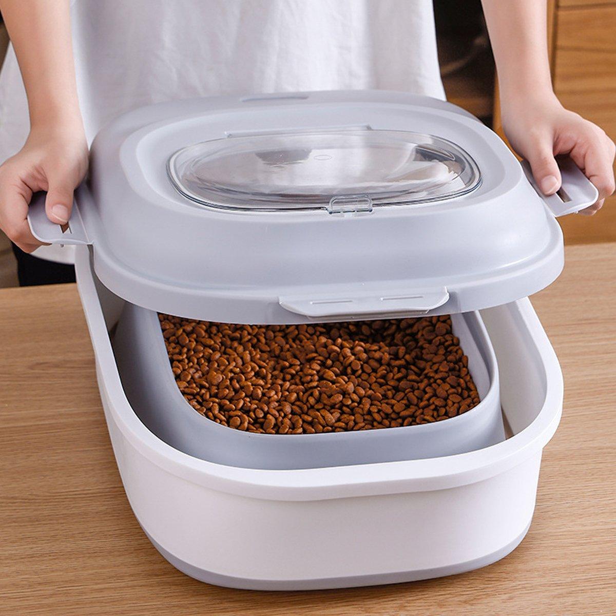 Compact & Versatile Pet Food Storage Container - Keeps Feed Fresh