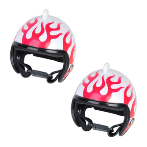 2PCS Mini Pet Chicken Helmet Protective Headgear Set