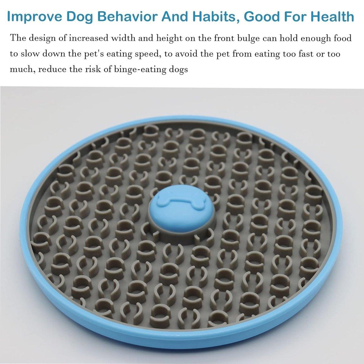 Pet Slow Feeder Lick Mat with Suction Cups