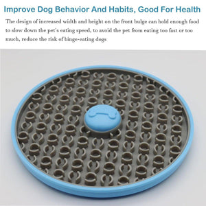 Pet Slow Feeder Lick Mat with Suction Cups