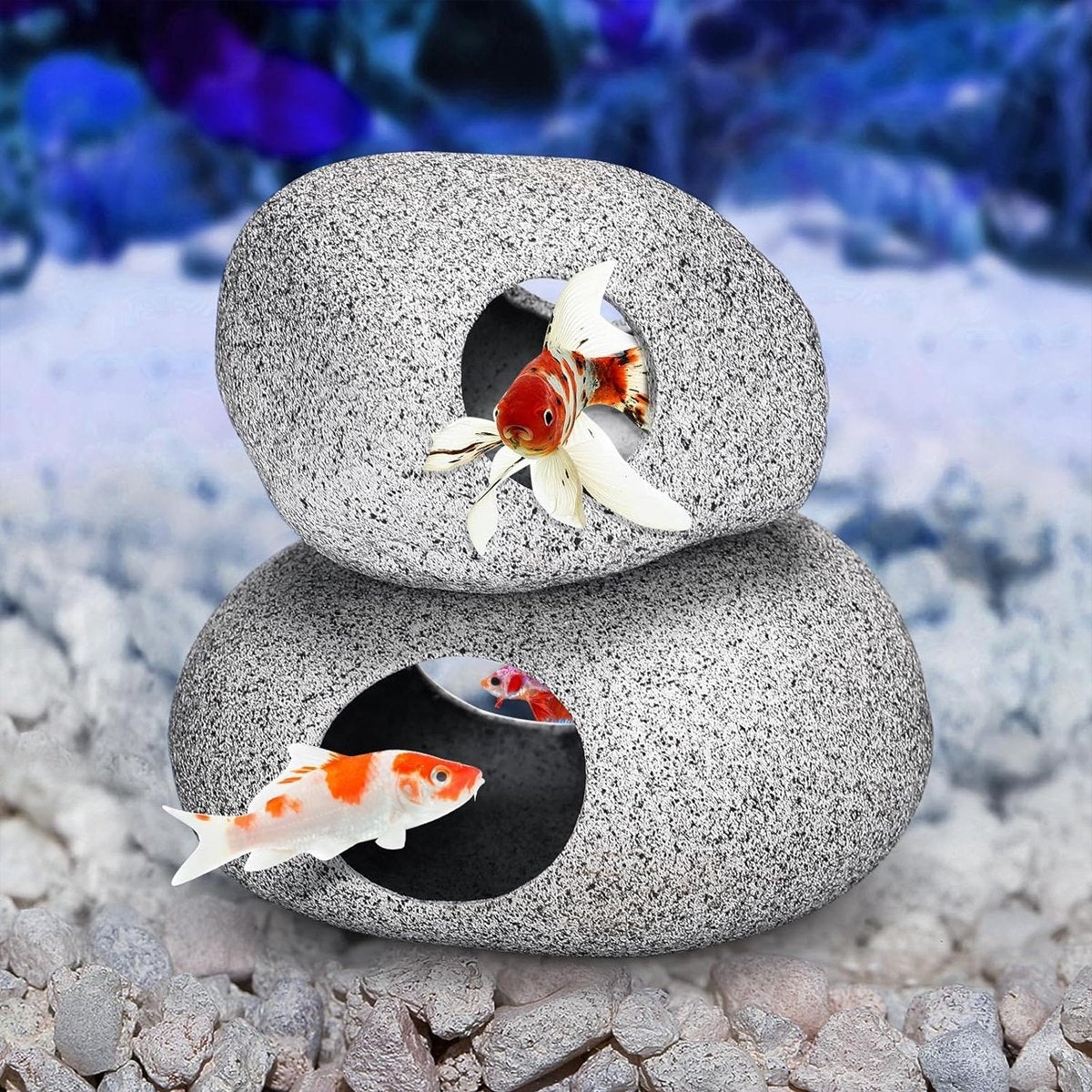 Clay Aquarium Rocks Cave Decoration Pieces Shrimp House