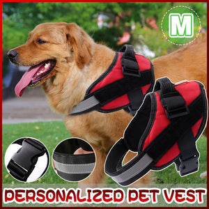 Dog NO PULL Harness Reflective Adjustable Dog Vest Harnesses