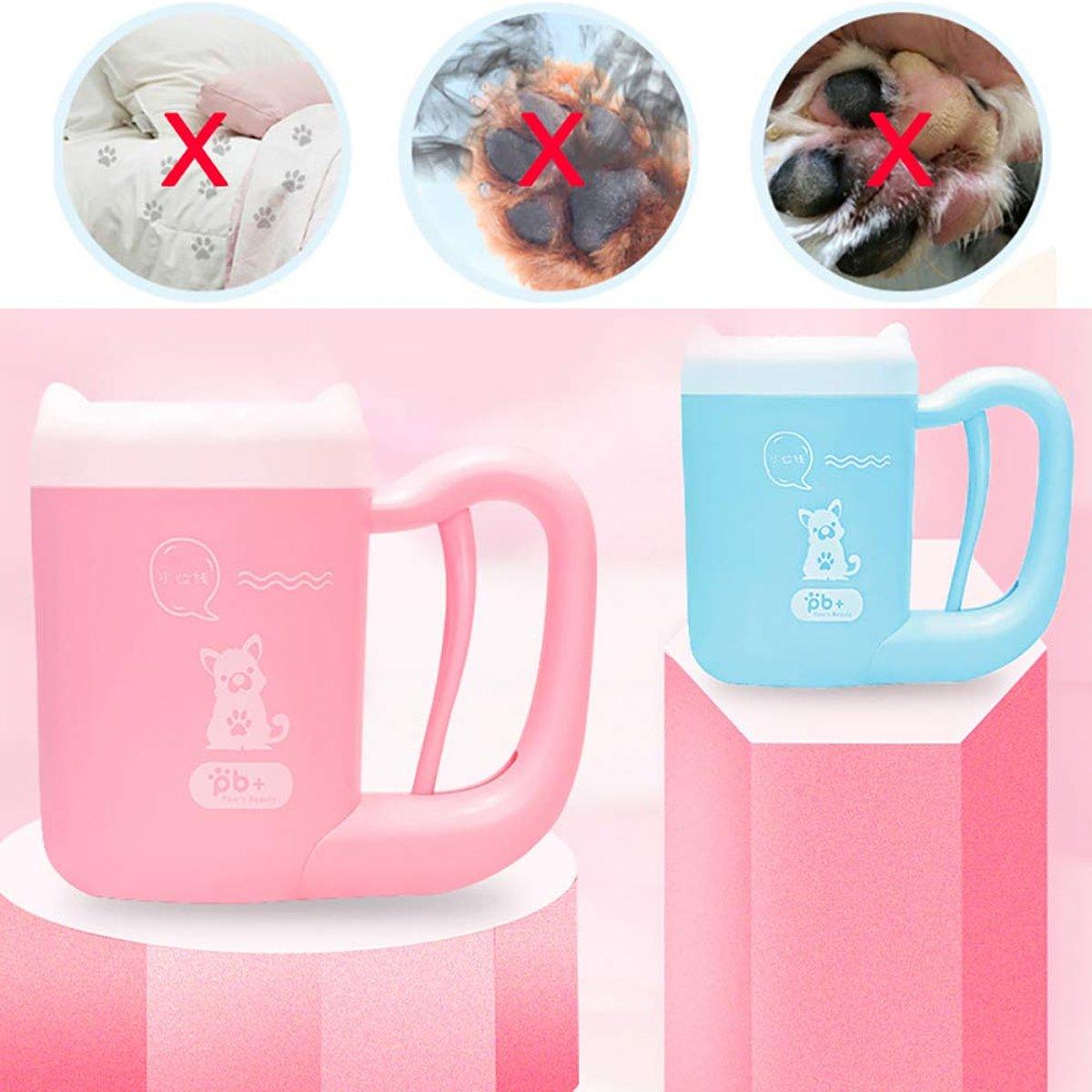 Portable Pet Foot Washing Cup 360° Silicone Paw Cleaner for Cats & Dogs