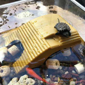 Turtle Sunbathing Tank Plastic Climbing Floating Island Pet Supplies for Reptile