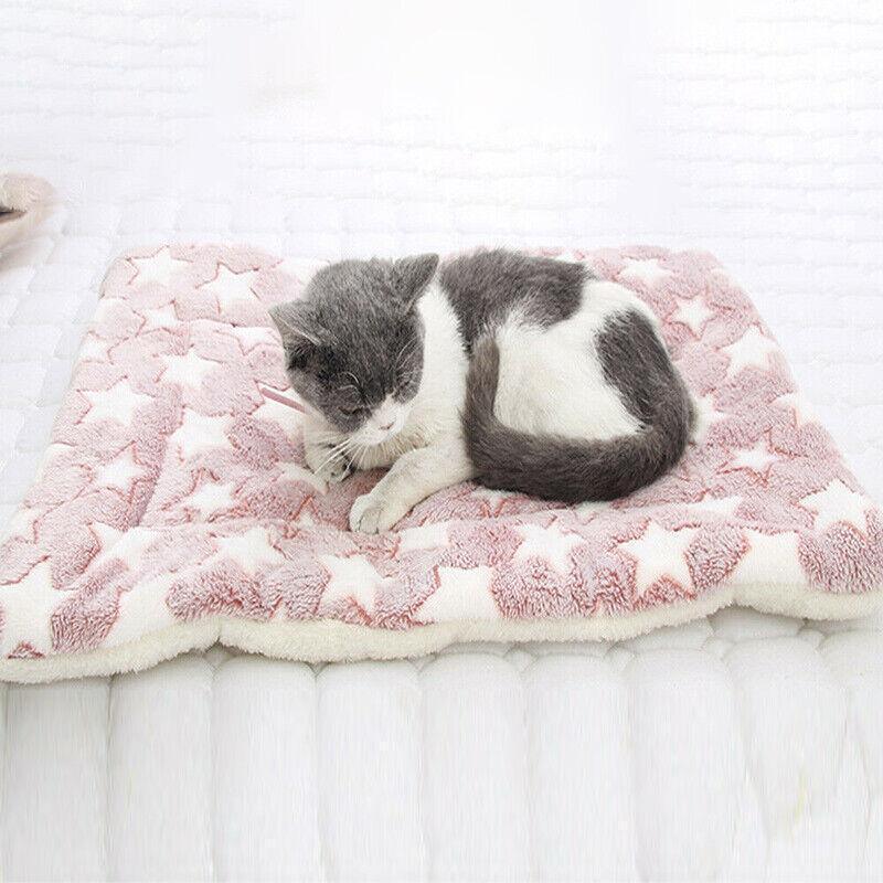 Puppy Dog Cat Cushion Mattress Blanket Bed Soft Warm Pet Pad Winter Kennel House