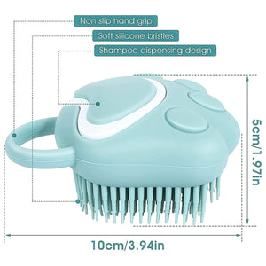 Multifunctional Silicone Pet Bath Brush For Dogs and Cats