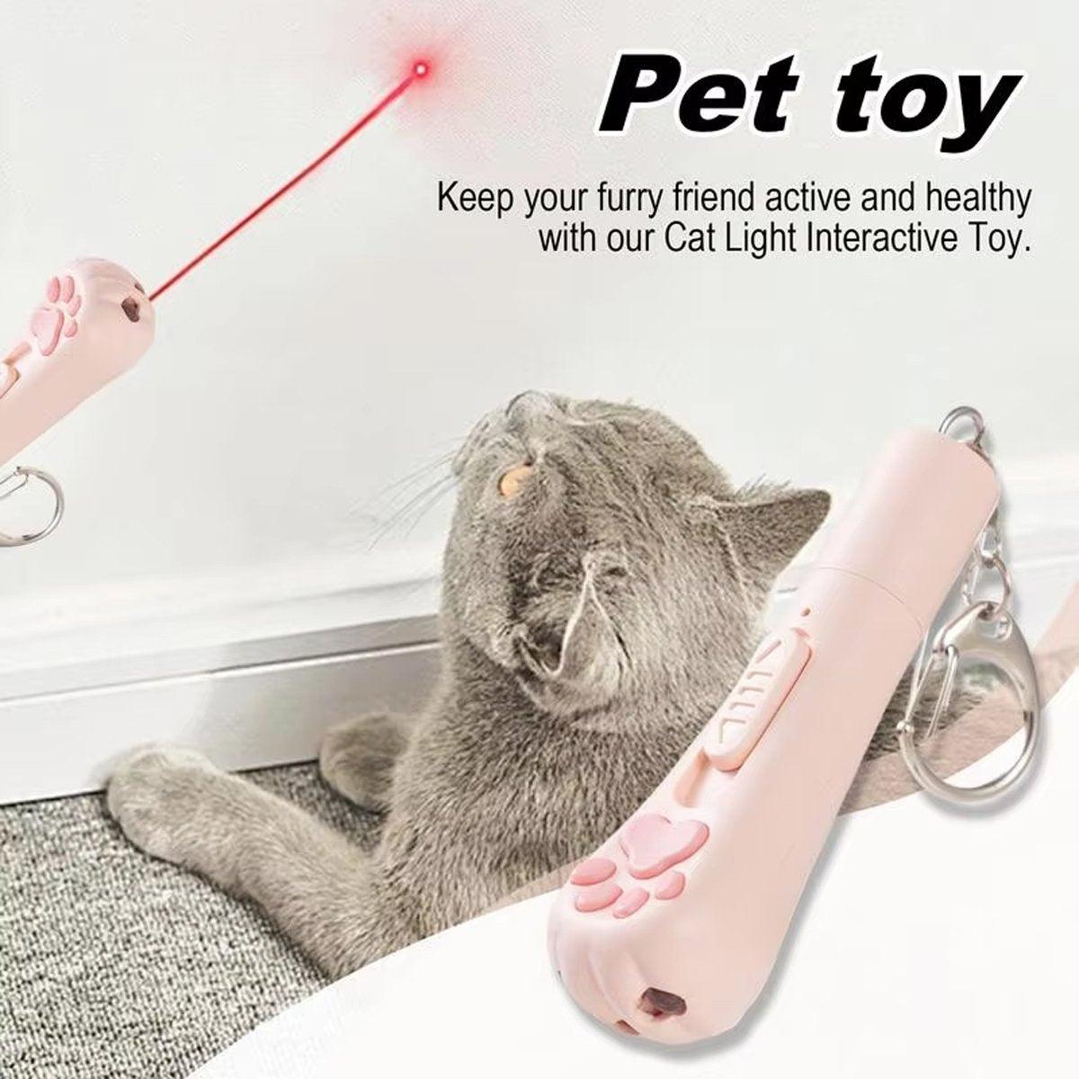 Playing Toy Dog Pet Laser Pointer LED Interactive Cat Claw Shape