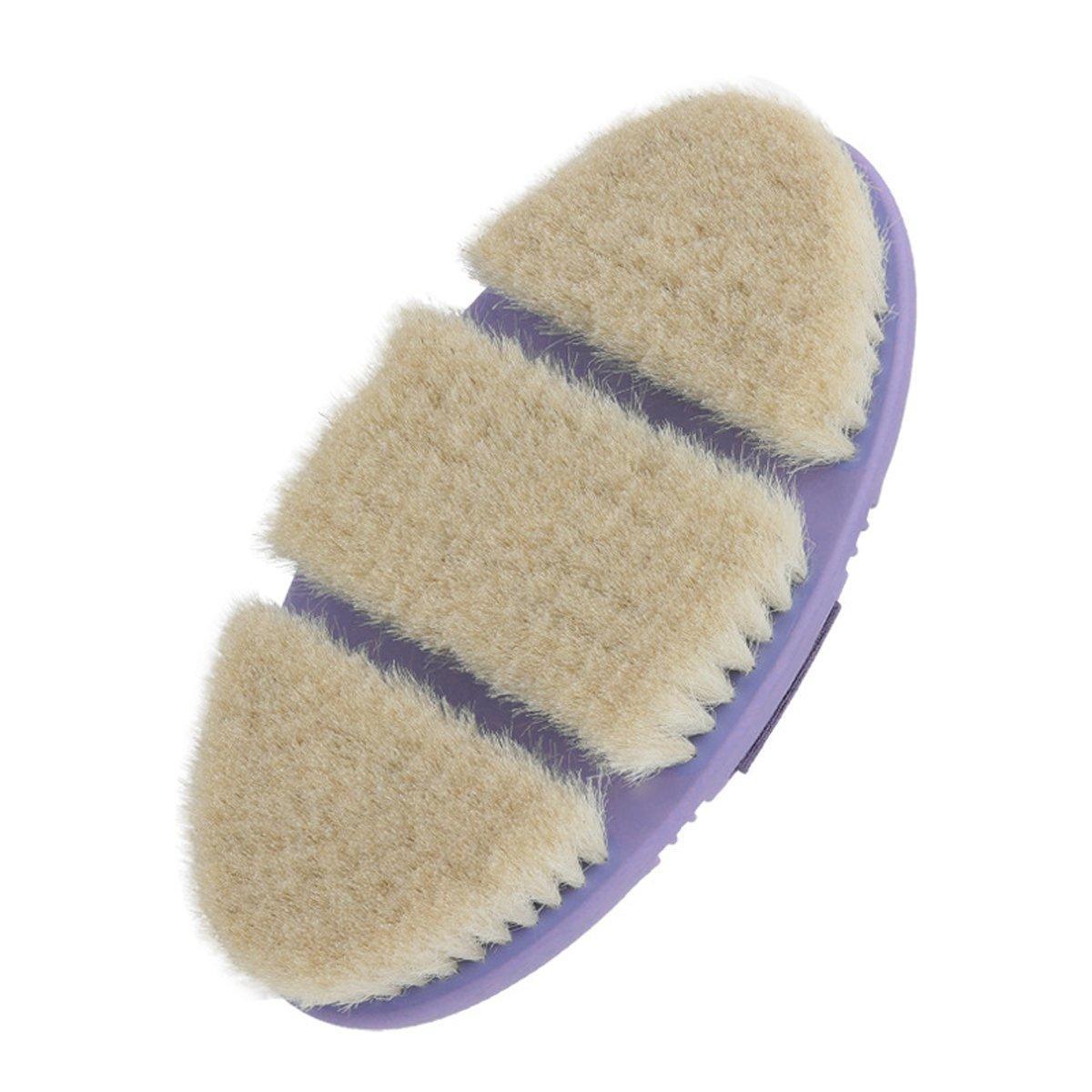 Oval Bendable Horse Grooming Brush for Cleaning Shedding Massage Care Supplies