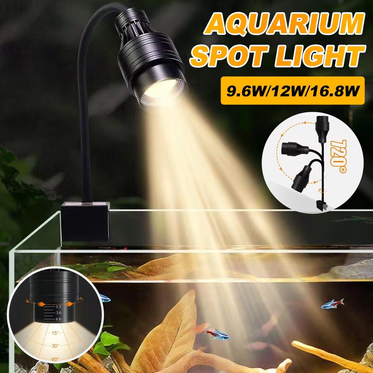 Fish Tank Lamp Led Clip Lamp Tank Water Grass Tank Landscaping Special Focusing Ornamental Spotlight