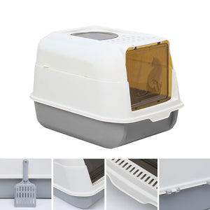 Large Detachable Enclosed Cat Litter Box