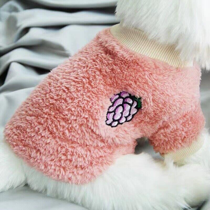 Warm Fleece Jumper Sweater Puppy Pet Coat