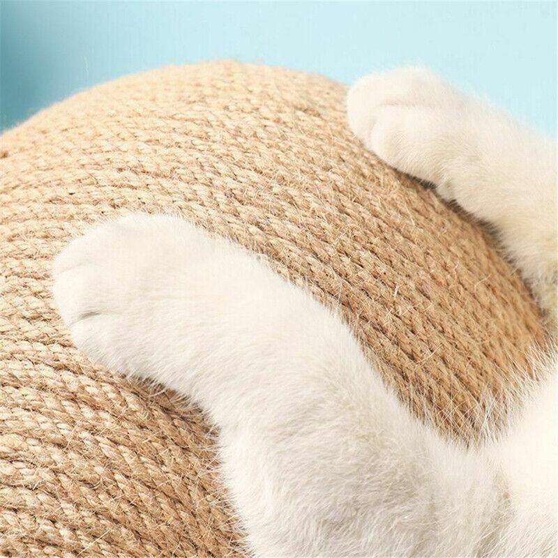 Cat Scratching Ball Cat Scratcher Toy Cats Scratcher Post Natural Sisal