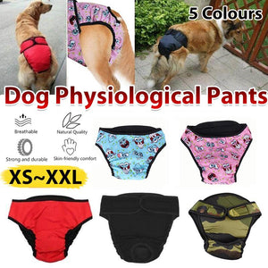 Washable Female Pet Dog Cat Nappy Diaper Physiological Pants Panties Underwear