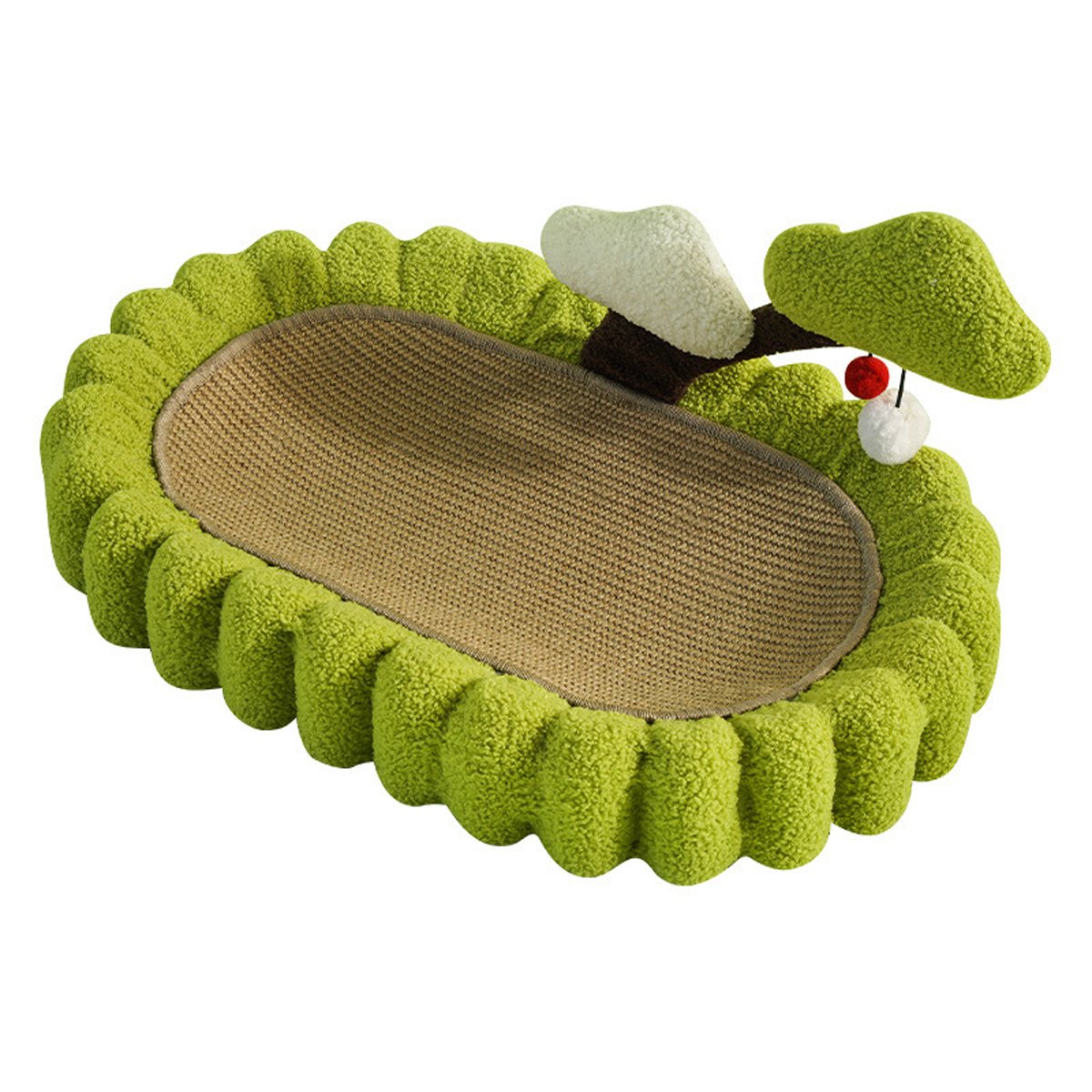 Durable Cat Scratching Bowl Mat Scratch Post Tree Cat Toy