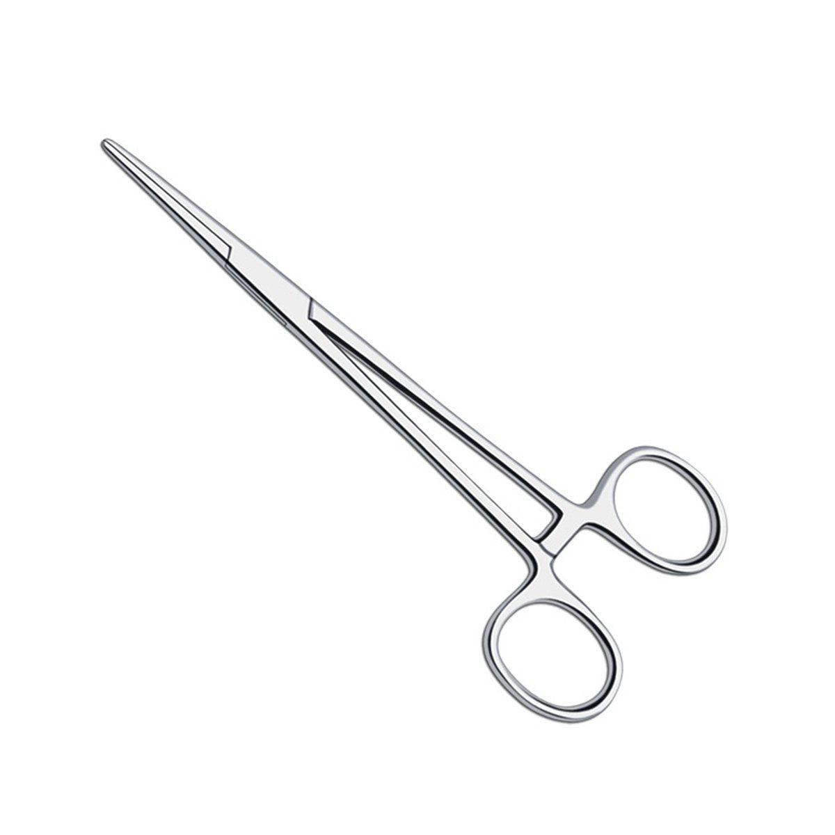 Curved Locking Pet Grooming Hemostat Tweezer