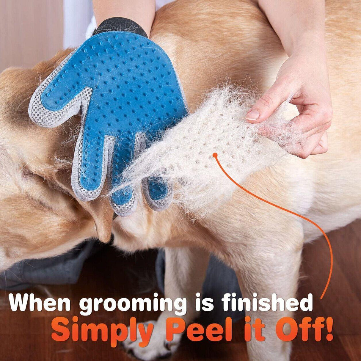 Touch Cleaning Brush Magic Glove Pet Dog Cat Massage Hair Removal Grooming Comb