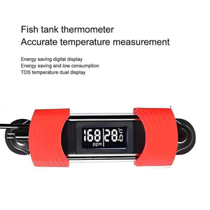 Fish Tank Calibration Thermometer Double Display Temperature Screen Clear