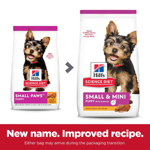 Hill’s Science Diet Small & Mini Puppy Dry Food - DHA & Nutrient-Rich Formula 5.67KG