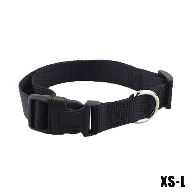 Nylon Pet Dog Collars Adjustable Safety Comfort Lightweight Fit Puppy Durable