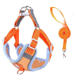 Dog Harness Cat Lead Puppy Leash Vest Mesh Breathe Adjustable Braces Small Pet