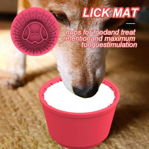 Silicone Pet Slow Feeder Bowl Anti-Choking & Durable Design for Dogs