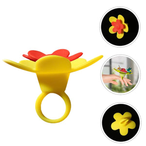 Wearable Hummingbird Feeder Ring for Close-Up Bird Feeding