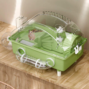 Luxury Hamster House with Multi-Level Design and Accessories