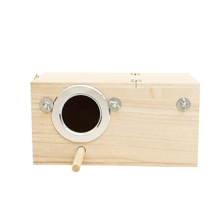 Wooden Bird Breeding Nest Box Bird House