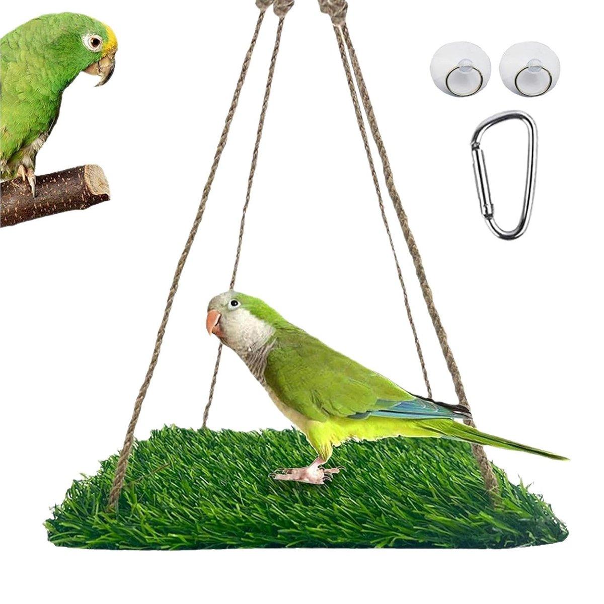 Pet Turf Hammock Ideal for Parrots Hamsters & Squirrels