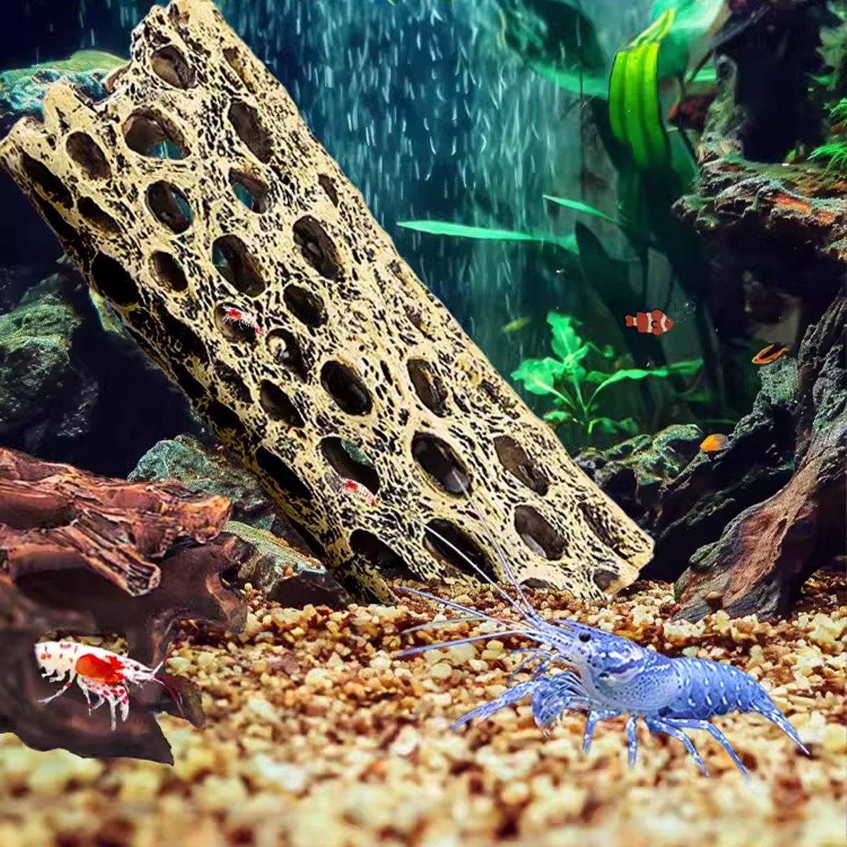 Creative Shrimp House Decoration Aquarium Castle Fish and Shrimp Escape Tank