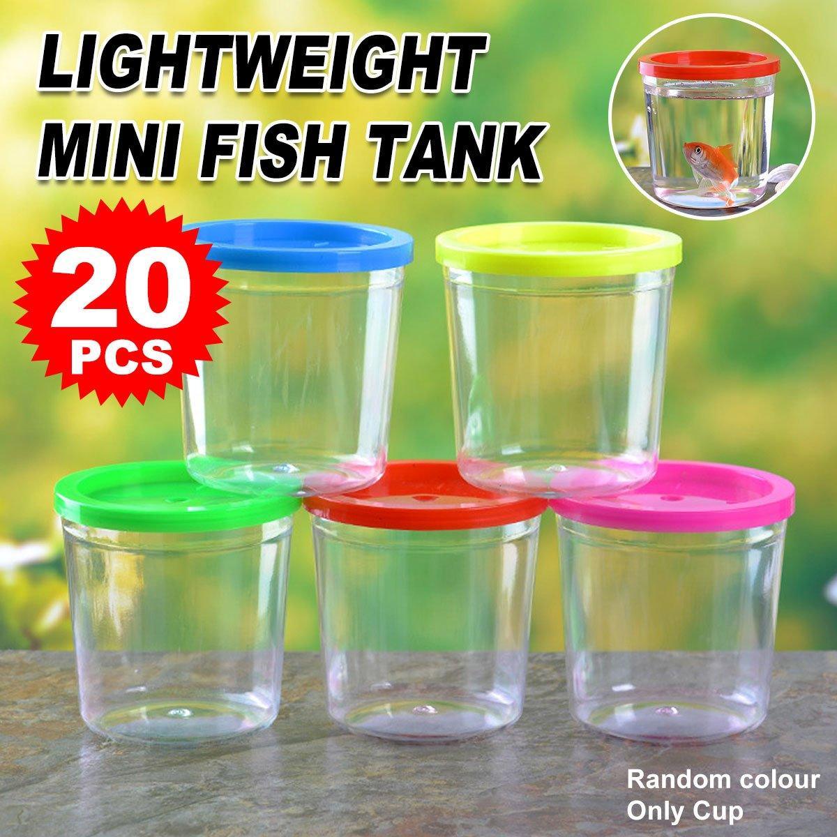 Mini Hand-held Padded Betta Cup Batch Jellyfish Cup Plastic Small Fish Tank