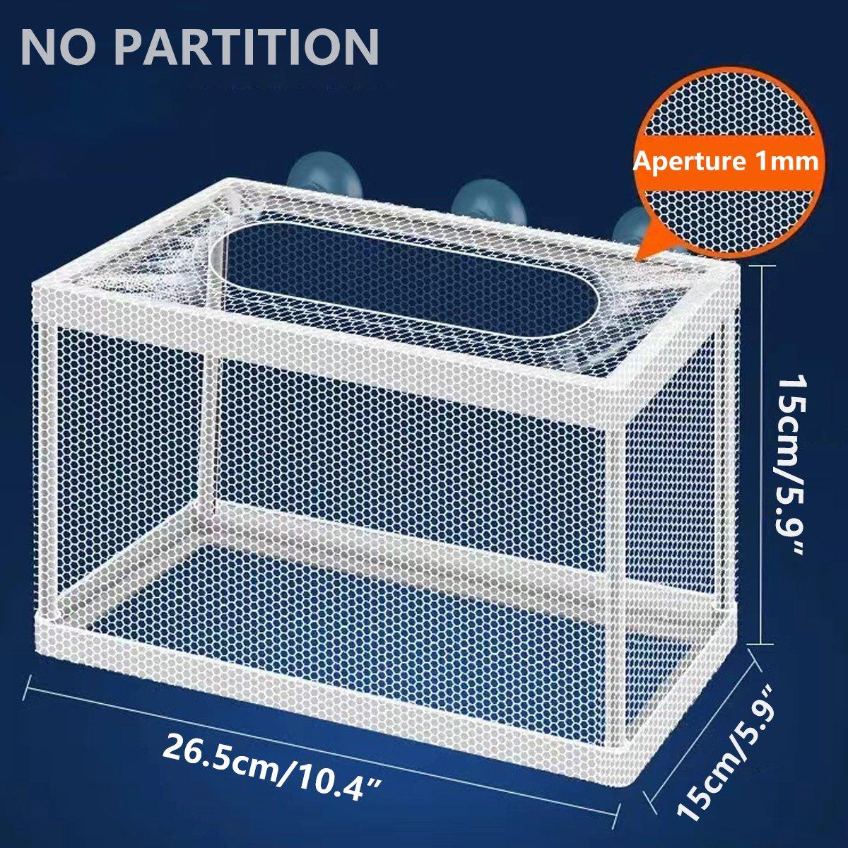 Durable Fish Fry Breeder Box for Aquariums Secure Juvenile Isolation