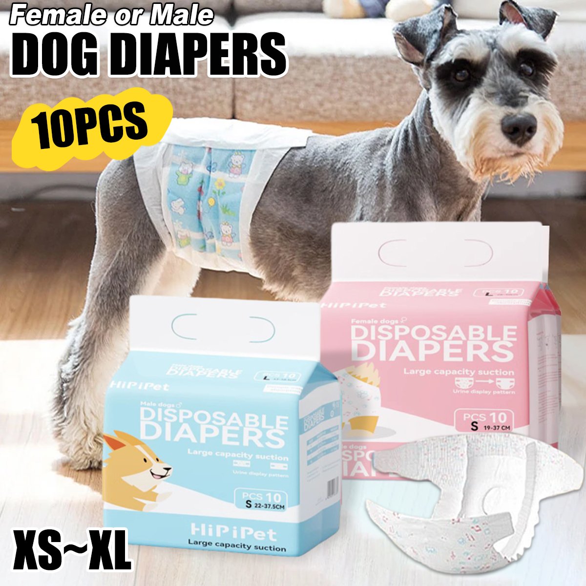 Dog Pet Diaper Physiological Pants Safety Underwear for Puppy Incontinence