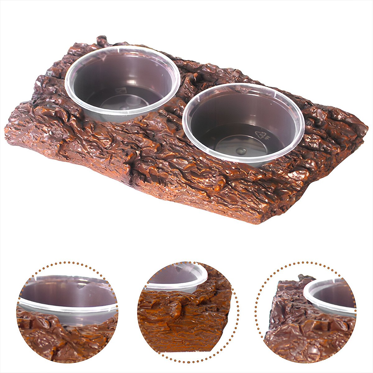 Imitation Rock Aquarium Feeder