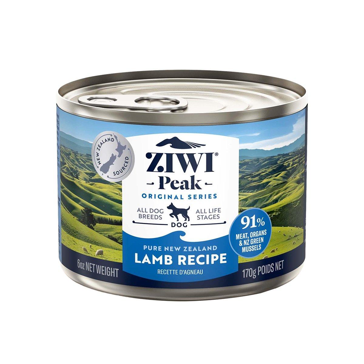 ZIWI Peak Dog Can Lamb | Best Wet Dog Food Australia | 170g,390g