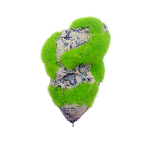 Floating Rock with Artificial Moss for Aquariums Decorative Aquarium Rock