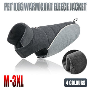 Pet Dog Warm Coat Fleece Jacket Double-sided Vest Jumper Sweater Winter Clothes