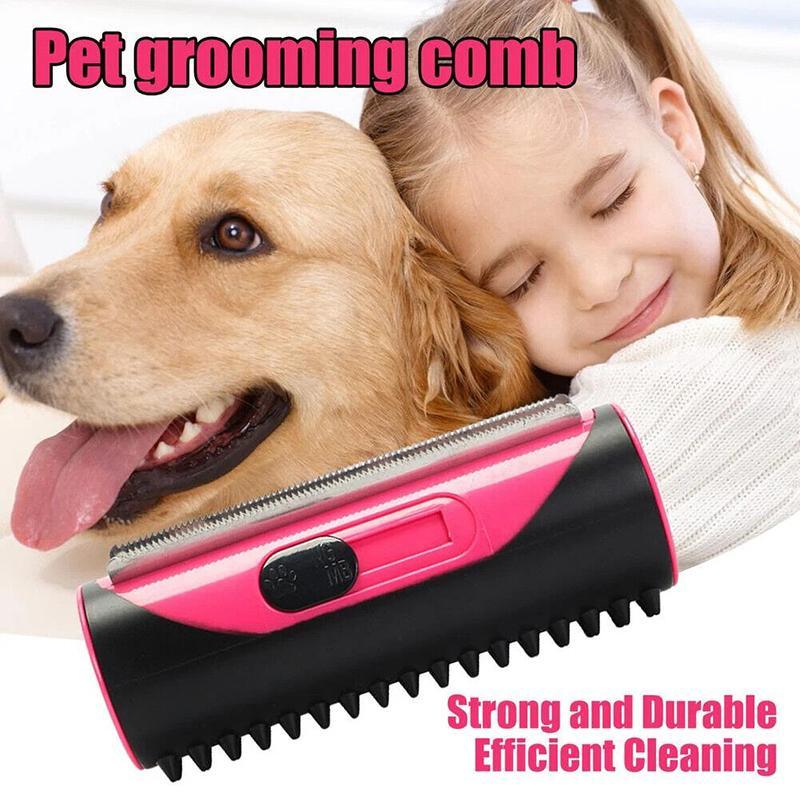 Dog & Cat Grooming Tool - Fur Trimmer Comb Brush