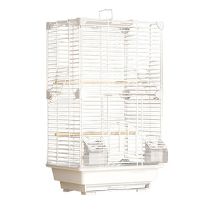 Spacious Large Villa Metal Bird Cage for Small to Medium