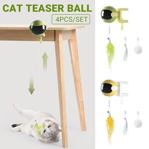 Smart Automatic Cat Toy Self-Amusement Electric Teasing Stick Magic Cat Device