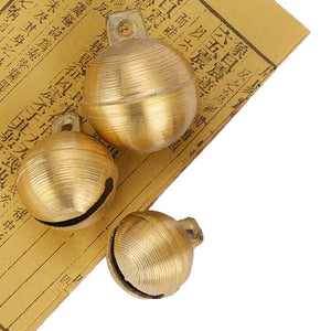 2PCS Durable Brass Animal Bells Loud Tracking Bells for Cows Dogs & Pets