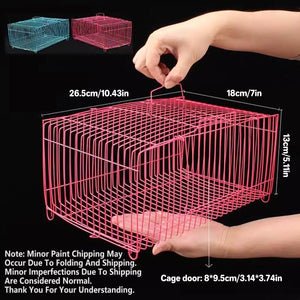 4PCS Pet Transport Cage Set Durable & Lightweight for Small Pets