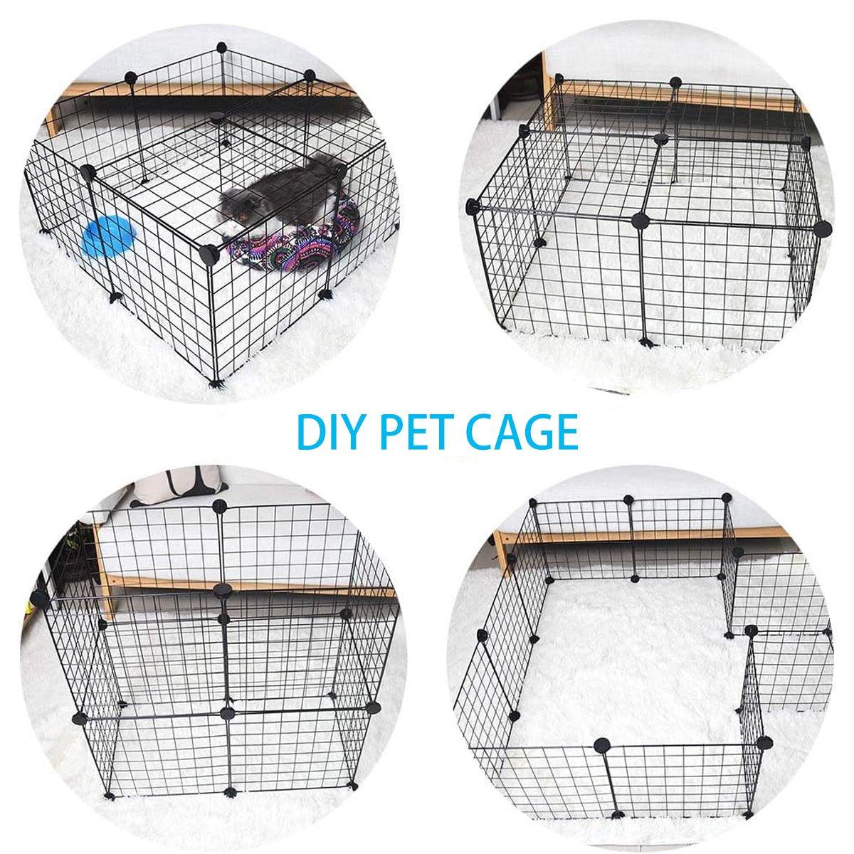 Versatile Metal Wire Yard Fence for Small Animals