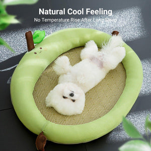 Summer Cartoon Dog Bed Breathable Pet Mat Summer Kennel